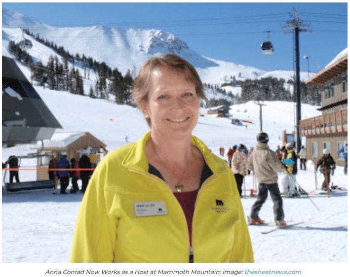 Anna Conrad, která přežila pět dnů pod sněhem v Alpine Meadow, foto: thesheetnews.com