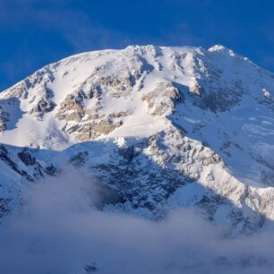 Majestátní Denali alias Mt. McKinley při pohledu z C1