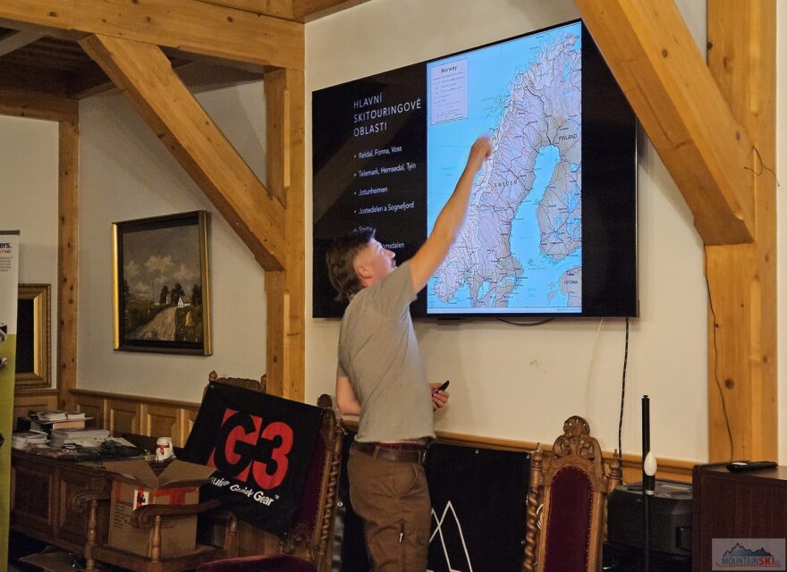 Martin Kulíšek s podrobným rozborem skialpinistických možností v Norsku