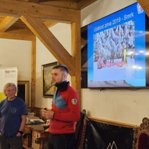 Tomáš Večeřa z Horské služby Beskydy s kazuistikou skialpinisty z roku 2019 s přímým vstupem pacienta