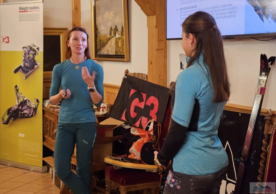 Marie Machová s Evou Matějovičovou představily aktuální stav závodního skialpinismu, kvalifikaci na ZOH 2026 a mnohé další