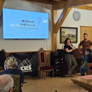 Miloš Bohoněk a Tereza Vlachová představili své aktivity v oblasti Denali