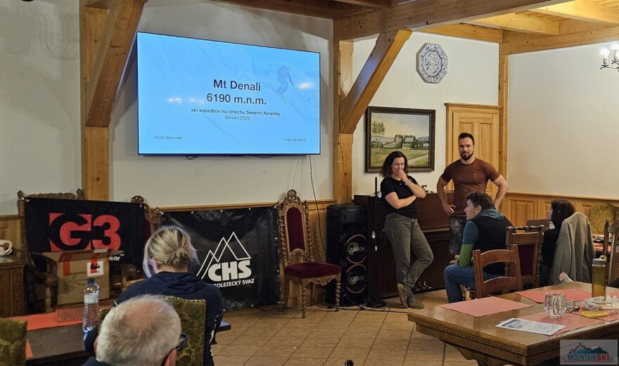 Miloš Bohoněk a Tereza Vlachová představili své aktivity v oblasti Denali