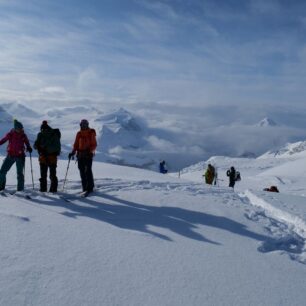 Začátek další túry z Lyell Hut