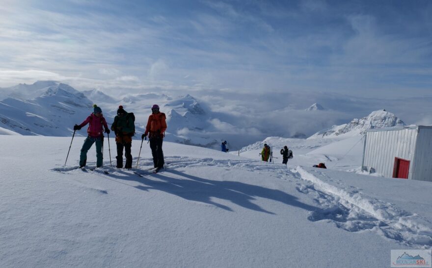 Začátek další túry z Lyell Hut