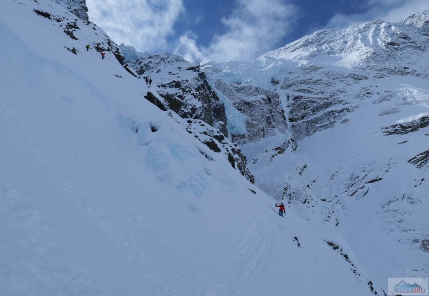 Ve sjezdu Deep End na Alexandra Hut