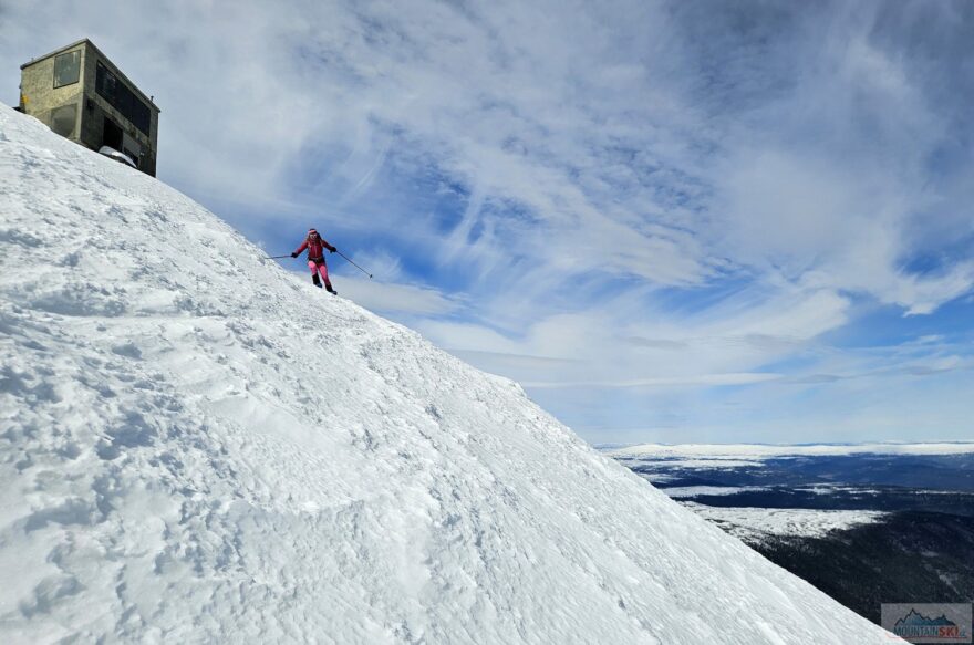 Sjezd z Gaustatoppenu (1882 m)