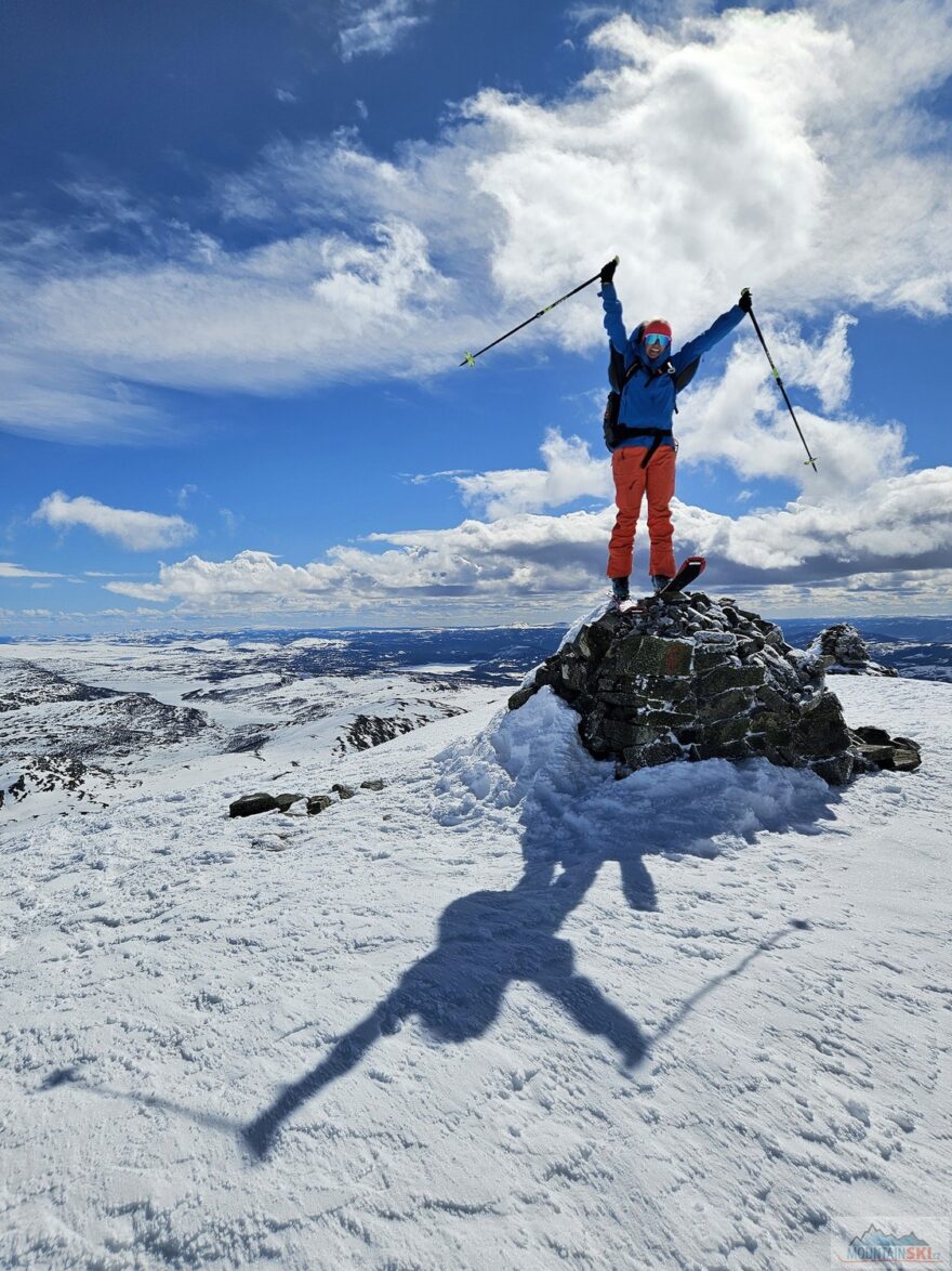 Na vrcholu Bitihorn (1607 m)