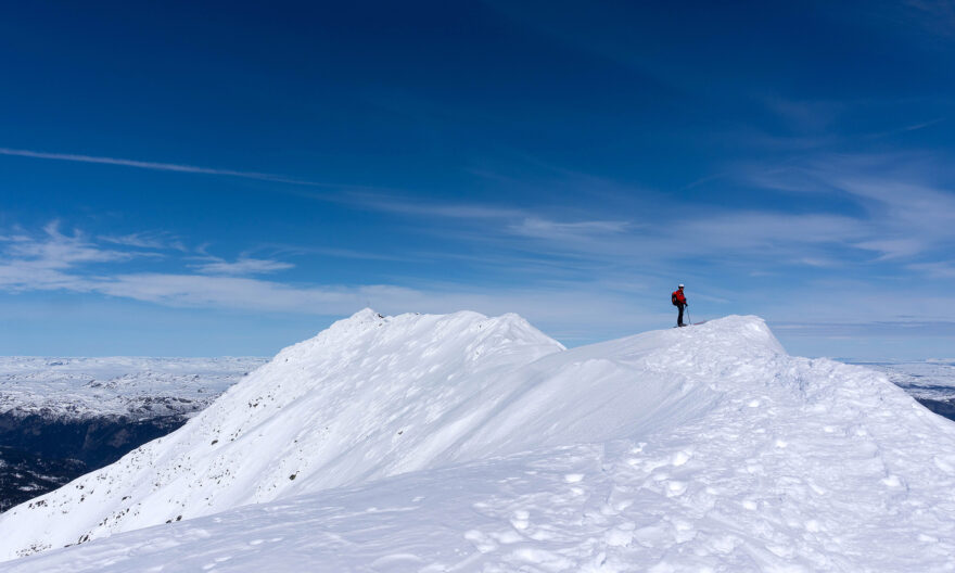 Hřebenovka na Gaustatoppen (1882 m), foto: Libuše Rodová