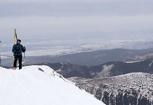 Téměř jarní lyžovačka - Žiarská dolina únor 2014
