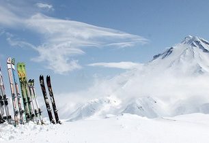 Ski Kamčatka 2013 - skialp v oblasti vulkánu Viljučinskij (2173 m)