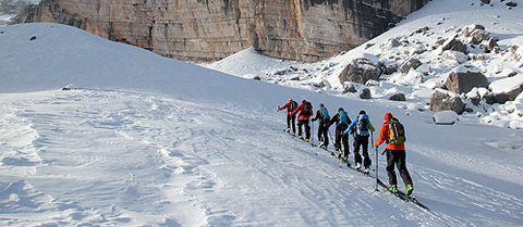 Parádní Dynafit Press Event v italských Dolomitech v lednu 2013