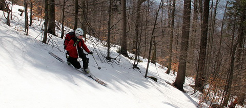 Konec skialp a telemarkové sezony v Beskydech 14. dubna 2013