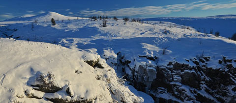Norské skisafari v oblasti Venabygdsfjellet