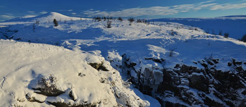 Norské skisafari v oblasti Venabygdsfjellet