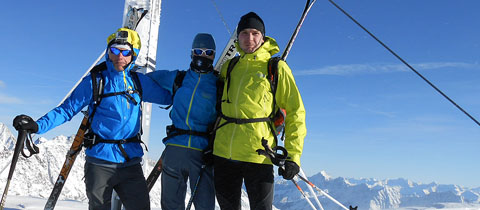 Předvánoční závodní soustředění skialpinistické reprezentace na Stubai