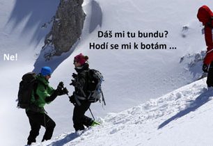 KOMIKS - Český skialpinista „zmizel“ během alpské túry!