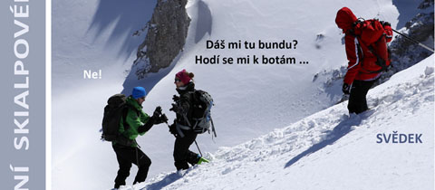 KOMIKS &#8211; Český skialpinista „zmizel“ během alpské túry!