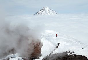 Vynikající skialpinistický květen 2015 na kamčatských vulkánech