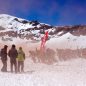 Češka vyhrála skialpinistický závod Out of Hell z vulkánu Puyehue (2236 m) v Chile