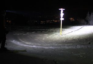 Použití čelovky Led Lenser XEO 19R v zimě a zvláště na skialpech