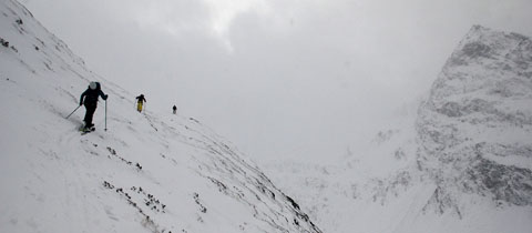 Vyhlídková skialpová túra přes Schönwieshütte na Hohe Mut Alm (2670 m)