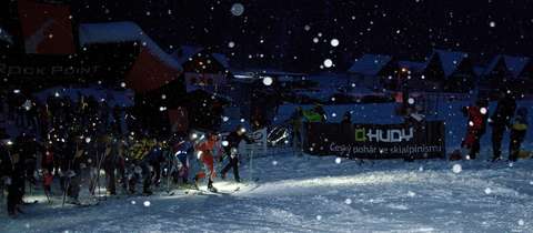 Závod Slamník Vertical 2019 v rámci Českého poháru ve skialpinismu