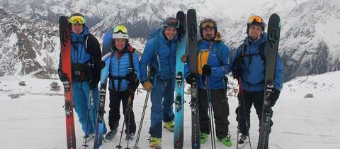 Listopadové testování nových lyží K2 při freeridu a na sjezdovkách v rakouském Söldenu