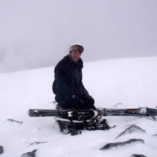 Užívam si výhľady a slniečko na vrcholovom plató