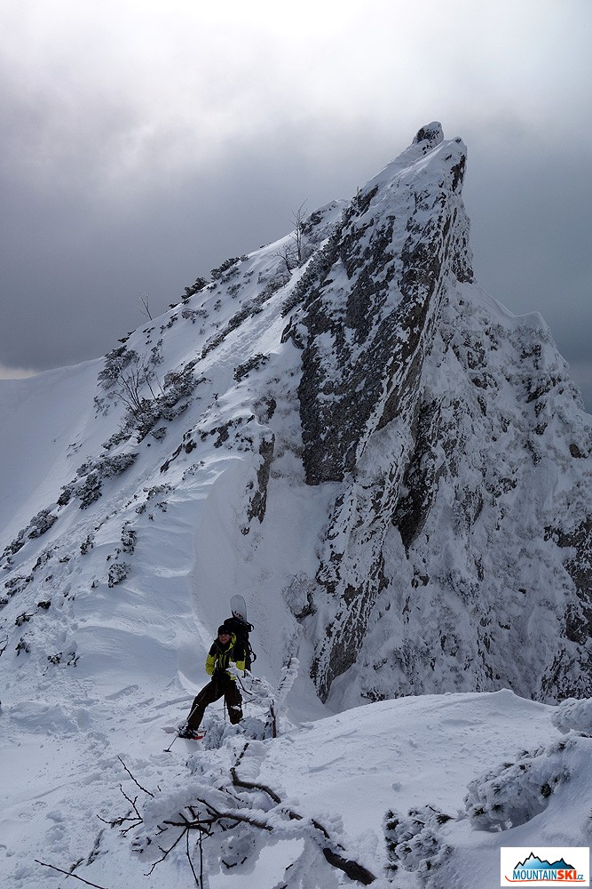 Asi nejzábavnější úsek, který jsme na Malé Fatře absolvovali