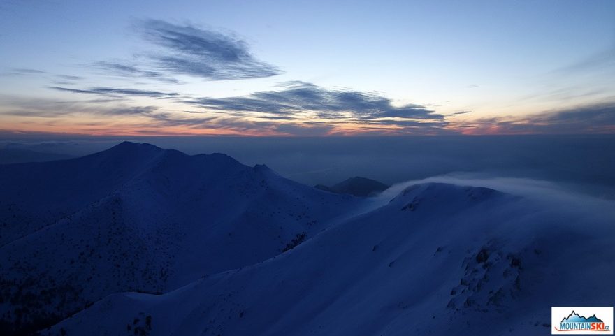 Západ slunce nad Malou Fatrou 