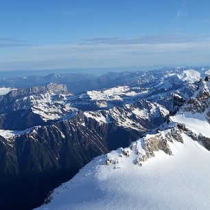 Aiguille du Midi - vstup do lyžařského ráje