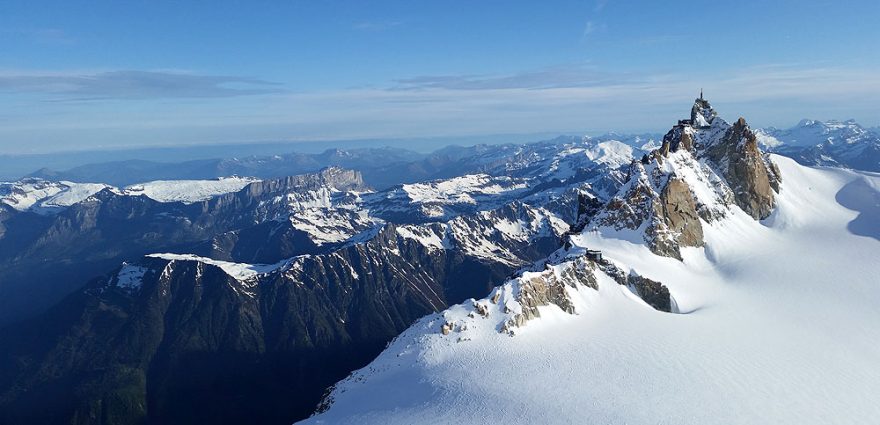 Aiguille du Midi - vstup do lyžařského ráje