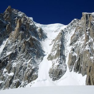 Mt. Blanc du Tacul, kuloár Gervasutti - fantastická linie s nevyzpitatelným autobusem za krkem
