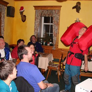 Ukázkové odpálení lavinového batohu Snowpulse Lifebag