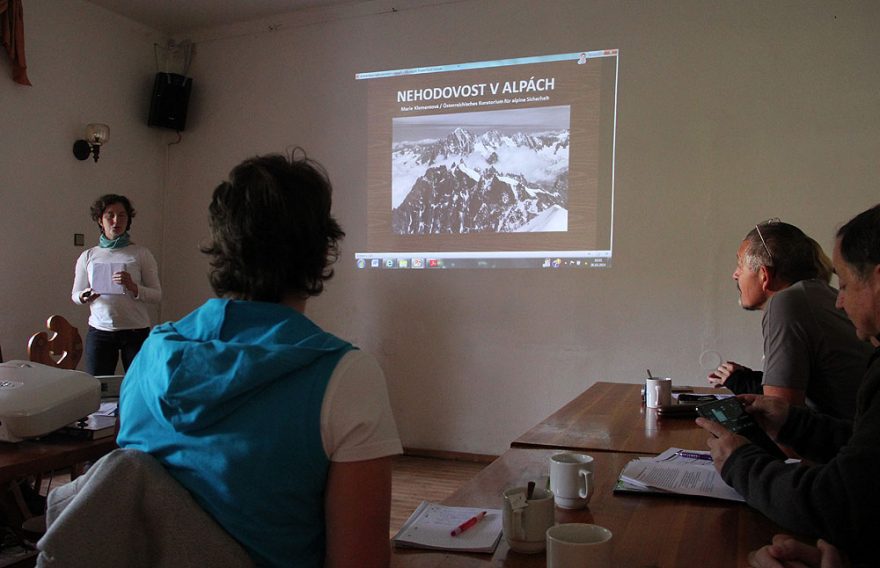 Rozbor nehodovosti v Alpách v podání Marie Klementové
