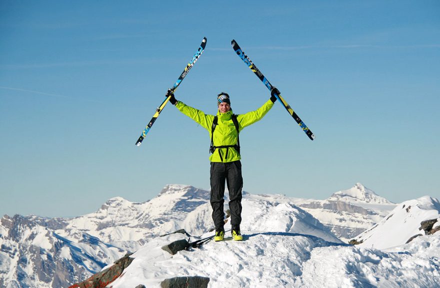 Kompenzační výstup na nejvyšší kopec ve středisku Verbiér Mont Fort 3330 m