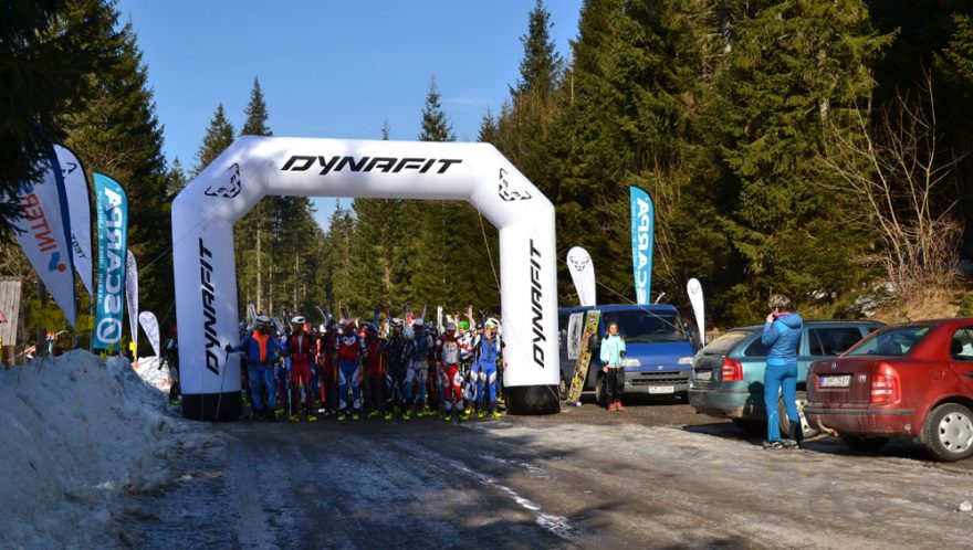 Start druhé etapy u chaty Zverovka