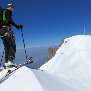 Kousek od vrcholu Erciyes Dag (3880 m)