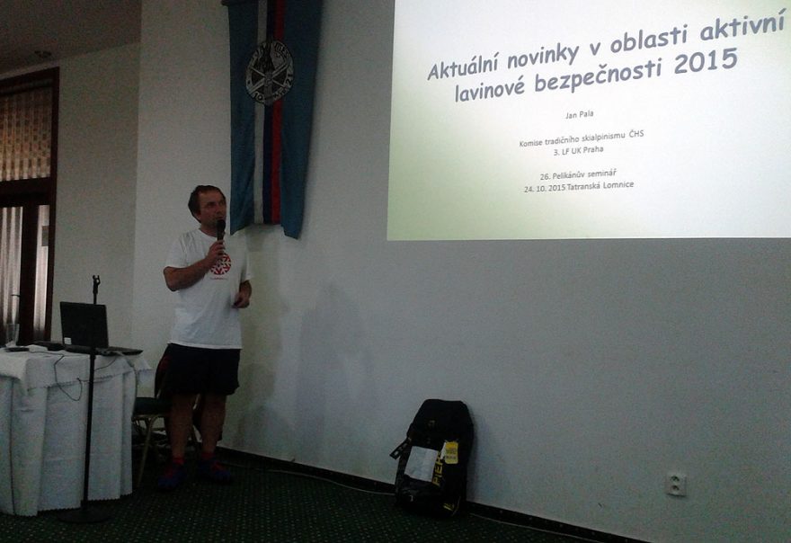 Jan Pala - Aktuální novinky v oblasti aktivní lavinové bezpečnosti, foto Lucie Bloudková