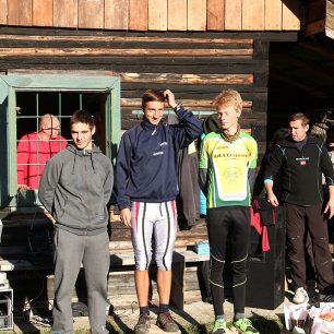 První tři v kategorii juniorů