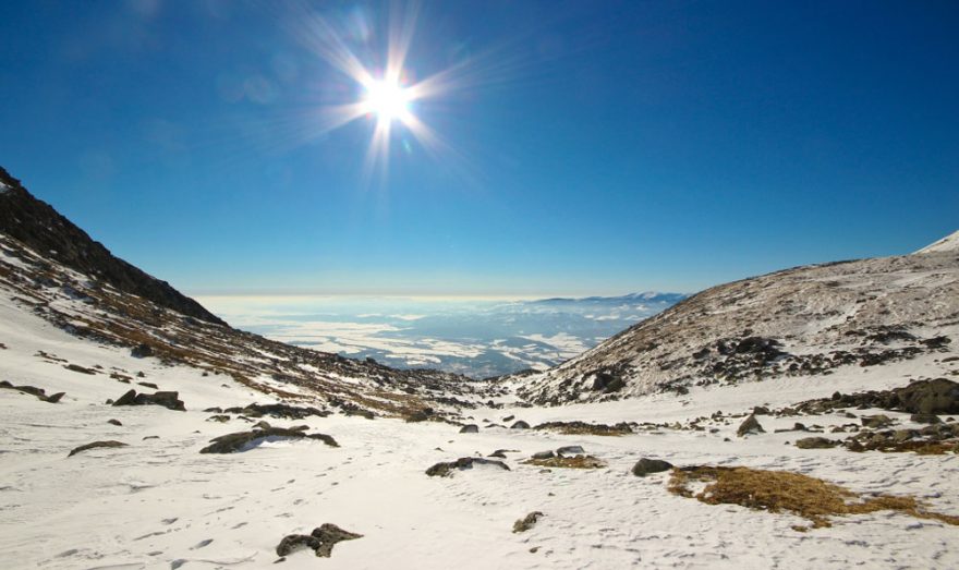 Štolská dolina prakticky bez sněhu