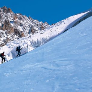 Ondra Moravec na skialpech