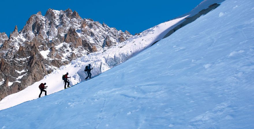 Ondra Moravec na skialpech