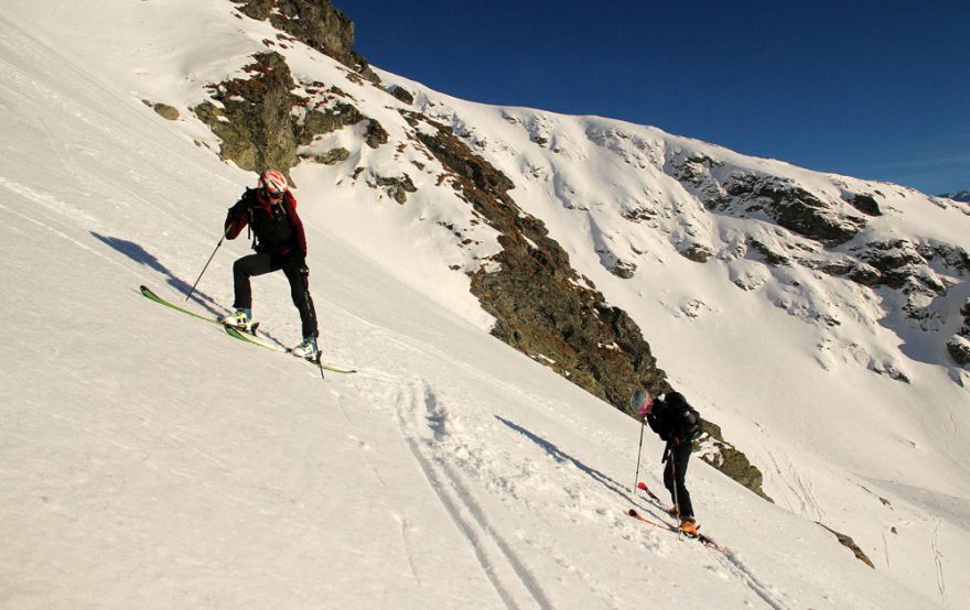 Stoupání k hřebenu