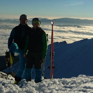 Na hrebeni Huncovského štítu