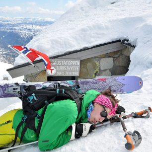 Se Zuzkou na Gaustatoppen 