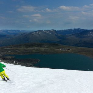 Moje poslední lyžování za svobodna - Galdhopiggen