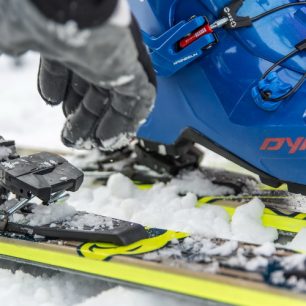 Na testovacích dnech Rock Point - Dynafit skialp academy vám odborníci poradí, jak správně zapnout vázání na sjezd a stoupání.