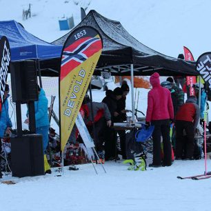 Zázemí Telemarkové noci Špindl 2016